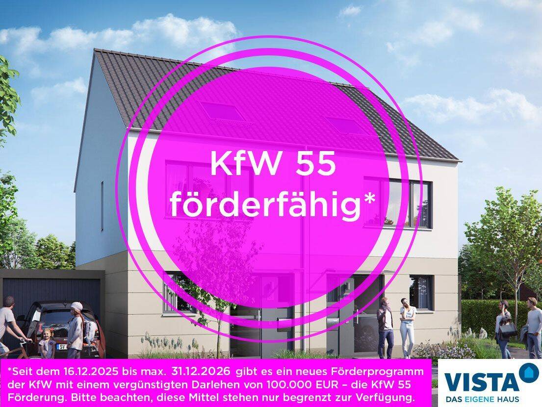 Hermann Immobilien: Willkommen im Glück – Familienidyll auf drei Etagen (DHH B1 – Vista L), 64832 Babenhausen
