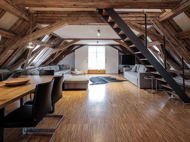 Befristete Wintervermietung: Traumhaftes Loft mitten in Meersburg in historischem Gebäude / Seesicht, 88709 Meersburg