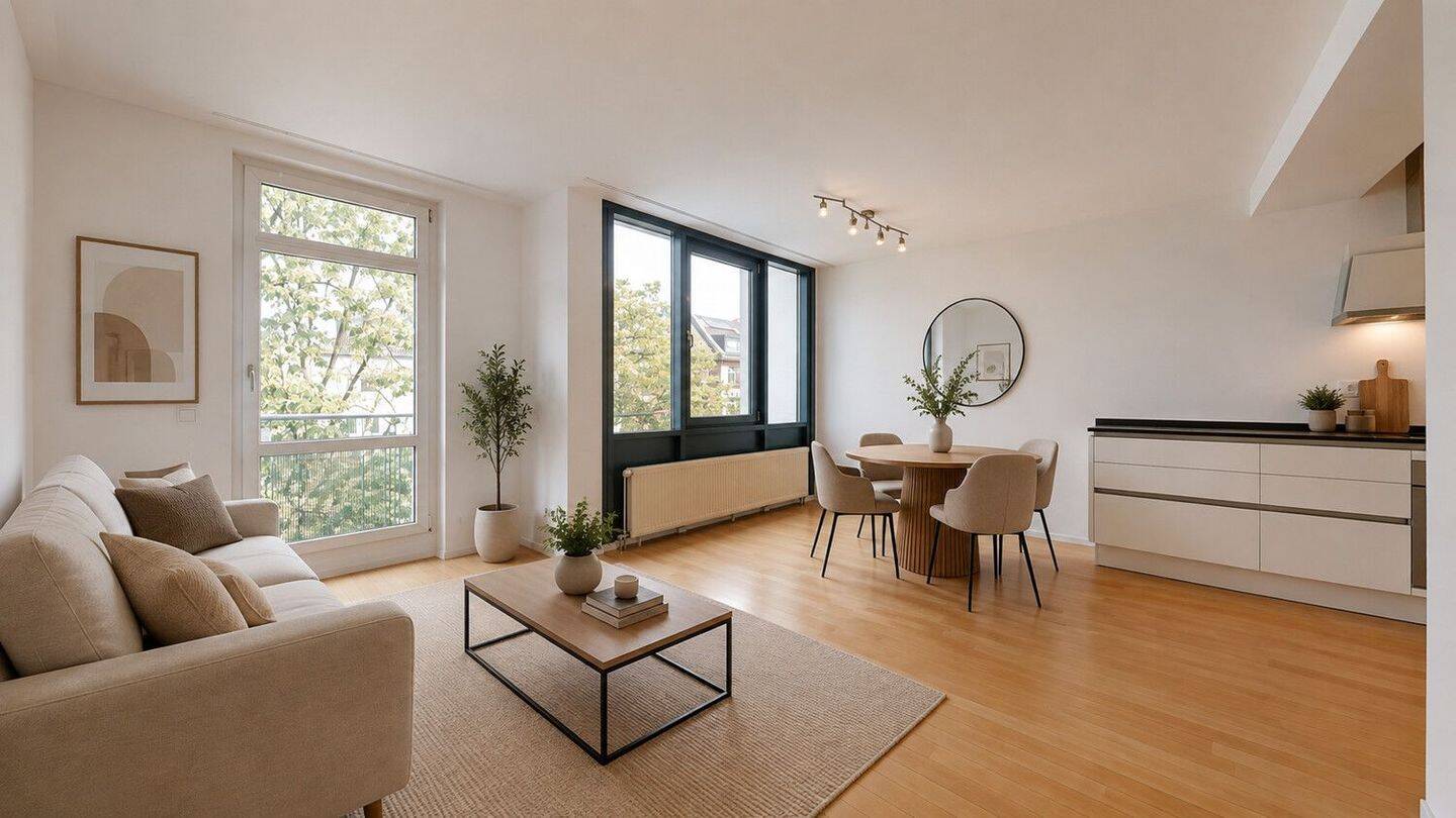 Zwei-Zimmer-Wohnung in Uni-Nähe mit Einbauküche und Aufzug, 60322 Frankfurt am Main (Dornbusch Innenstadt Nordend-West Westend-Nord Westend-Süd)