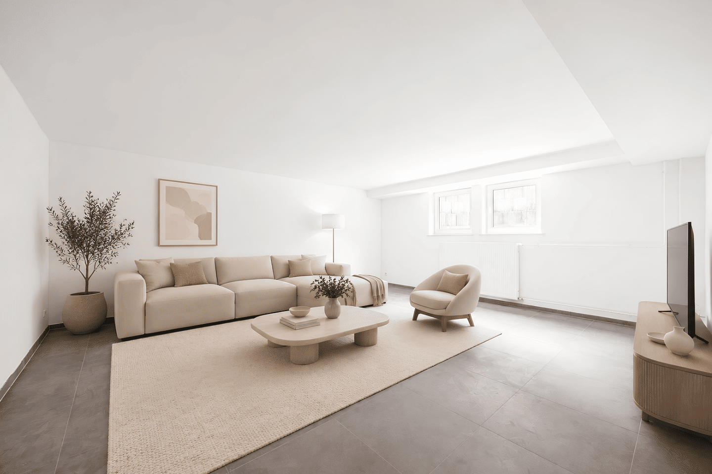 Großzügige, modern sanierte 4-Zimmer-Einheit im Souterrain, 84419 Obertaufkirchen