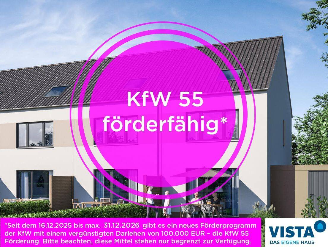 Hermann Immobilien: Kinderglück inklusive – Reihenhaus mit Garten (RMH C2 – Vista M), 64832 Babenhausen