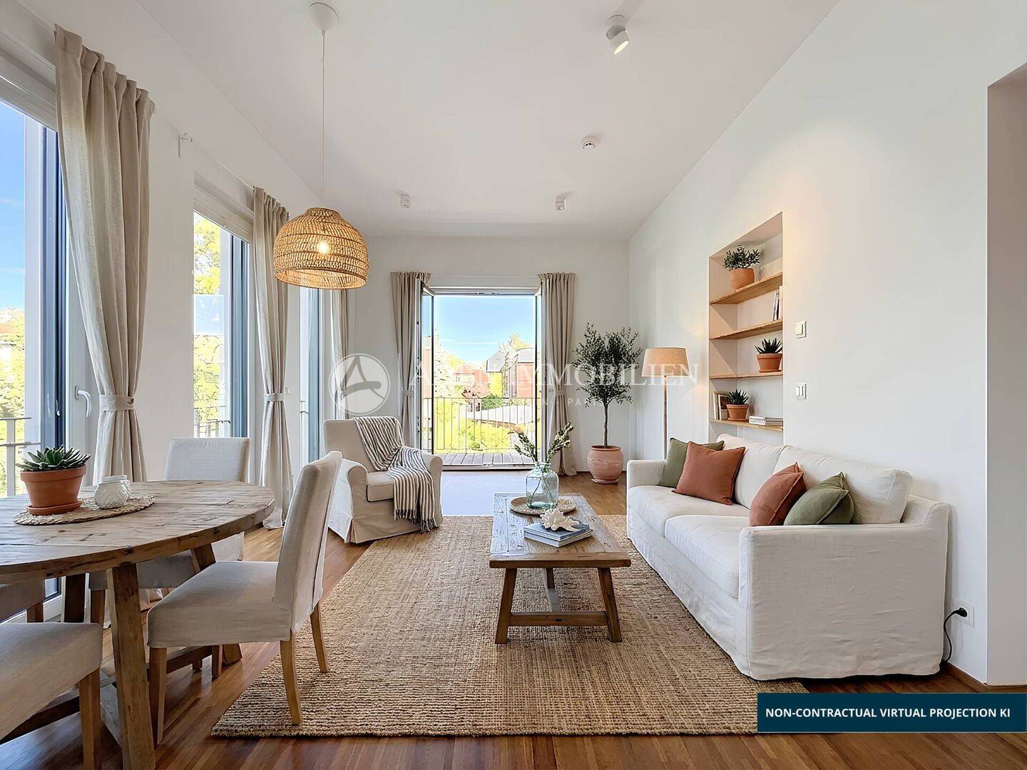 Direkter Wasserblick : Moderne 2-Zimmer-Wohnung mit Balkon in Köpenick., 12587 Berlin (Treptow-Köpenick Friedrichshagen Kleingartenanlage Erpetal Kleingartenanlage Wiesengrund)