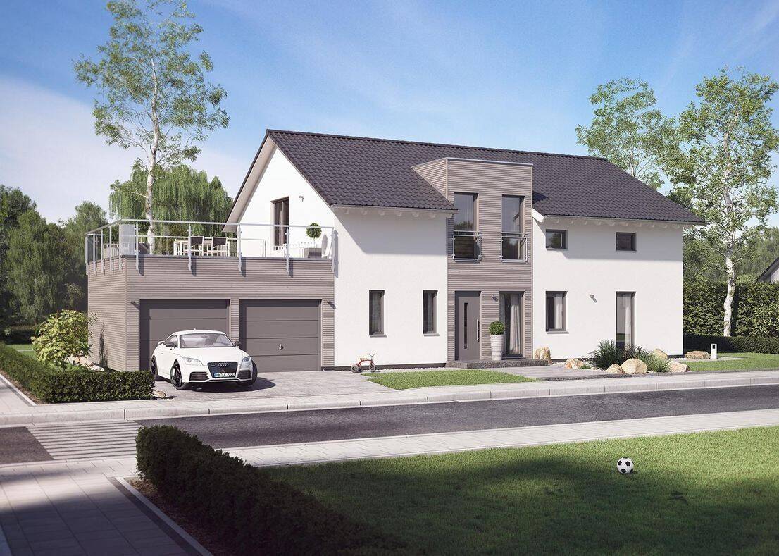 Ganz VIEL Platz für zwei Familien – Ihr Mehrgenerationenhaus von massa Haus, 91793 Alesheim