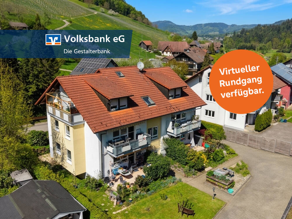 ***Ruhig am Waldrand & im Grünen, schnell in der Stadt: Schöne 3,5-Zi. Whg. in Gengenbach-Bermersbach***, 77723 Gengenbach