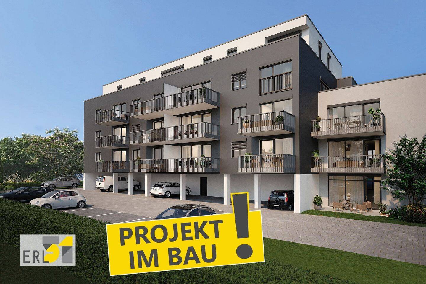 Citynah & modern: 3-Zimmer-Neubauwohnung mit Balkon in Bayreuth, 95444 Bayreuth (Altstadt City Gartenstadt Kreuzstein Neue Heimat)