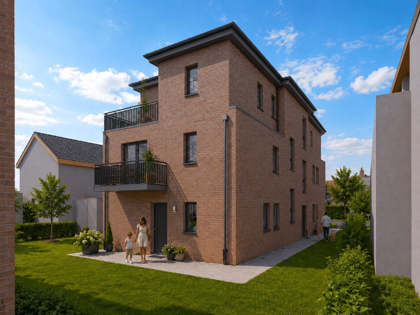 KFW-40-QNG: Exklusive 3-Zimmer-Neubauwohnung mit Balkon, 26131 Oldenburg (Oldb) (Bloherfelde Eversten)