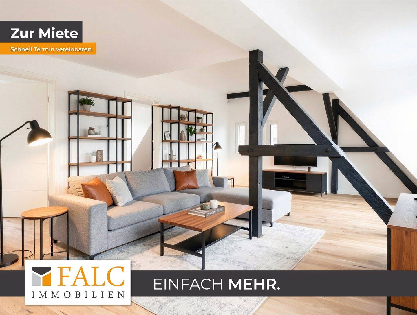 SAARN: Licht, Luft und Loft-Feeling – sanierte 3-Zimmer-Dachgeschosswohnung mit Balkon, 45481 Mülheim an der Ruhr (Broich Saarn Saarn/Mintard Saarn/Selbeck)
