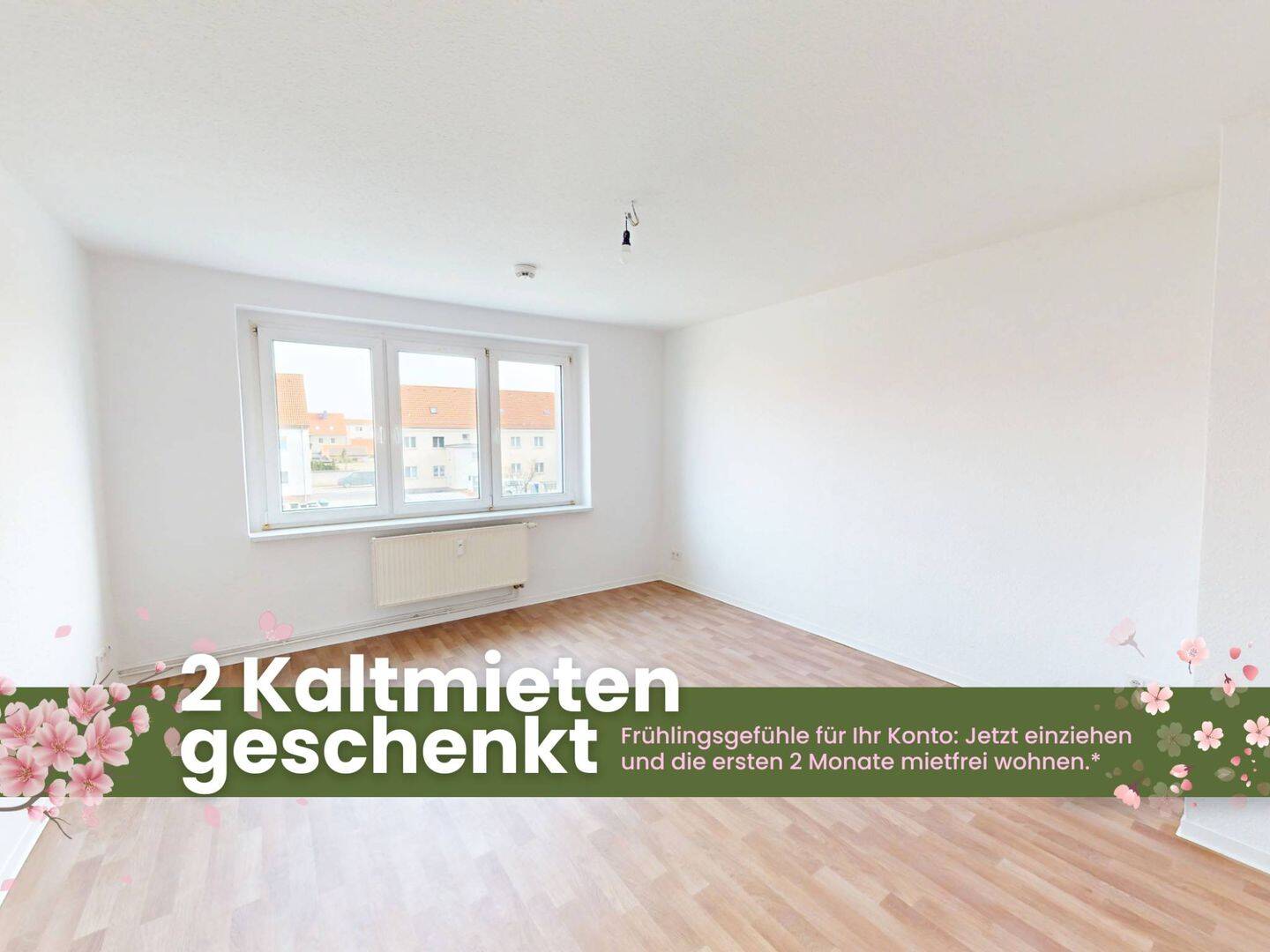 Ihr neues Wohlfühlzuhause: Helle 2-Zimmer-Wohnung mit Wannenbad, 6886 Wittenberg