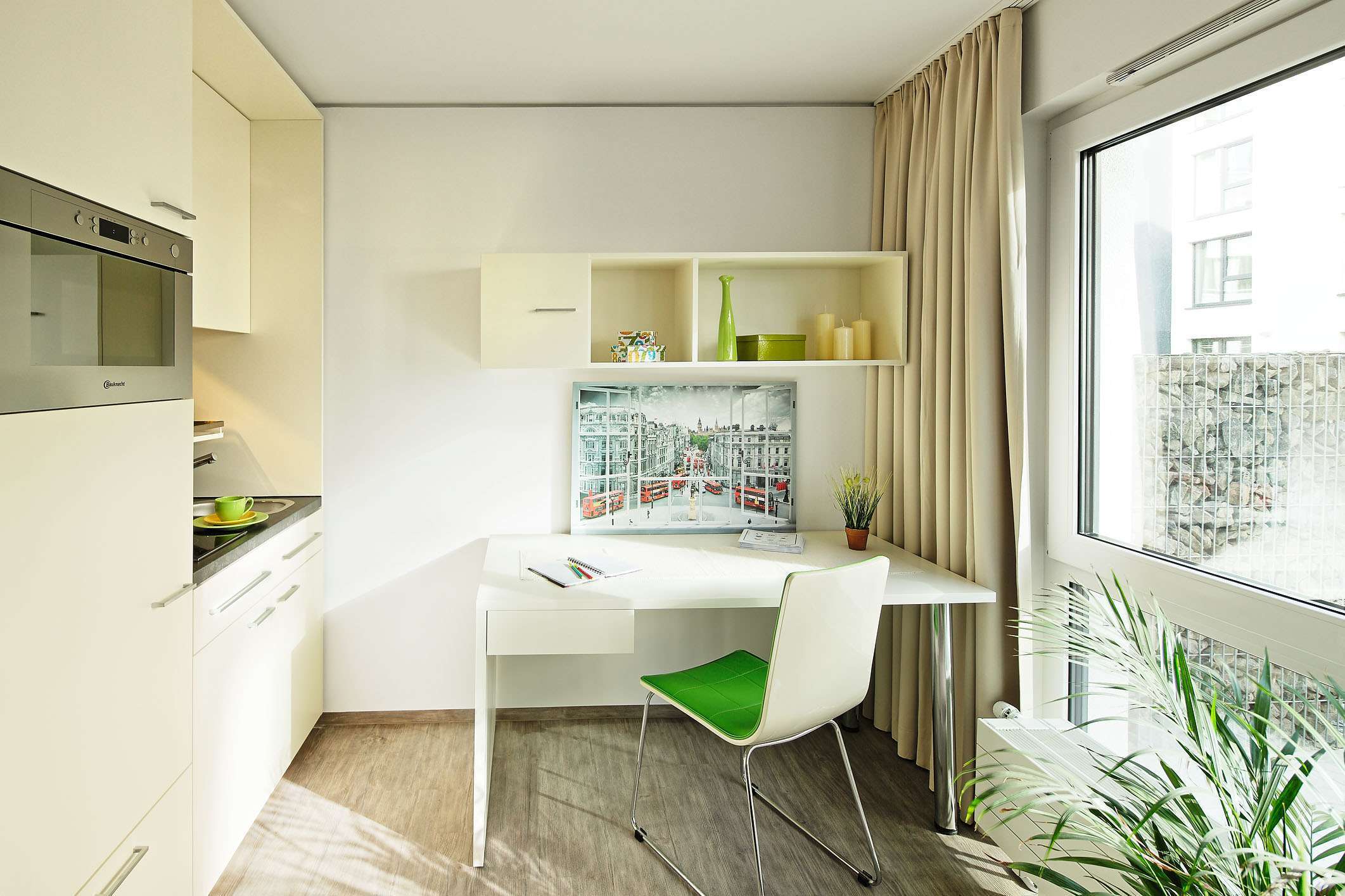 DIE ZIMMEREI | Möblierte 1-Zimmer-Wohnung in zentraler Lage & in Uni-Nähe | Large Bude