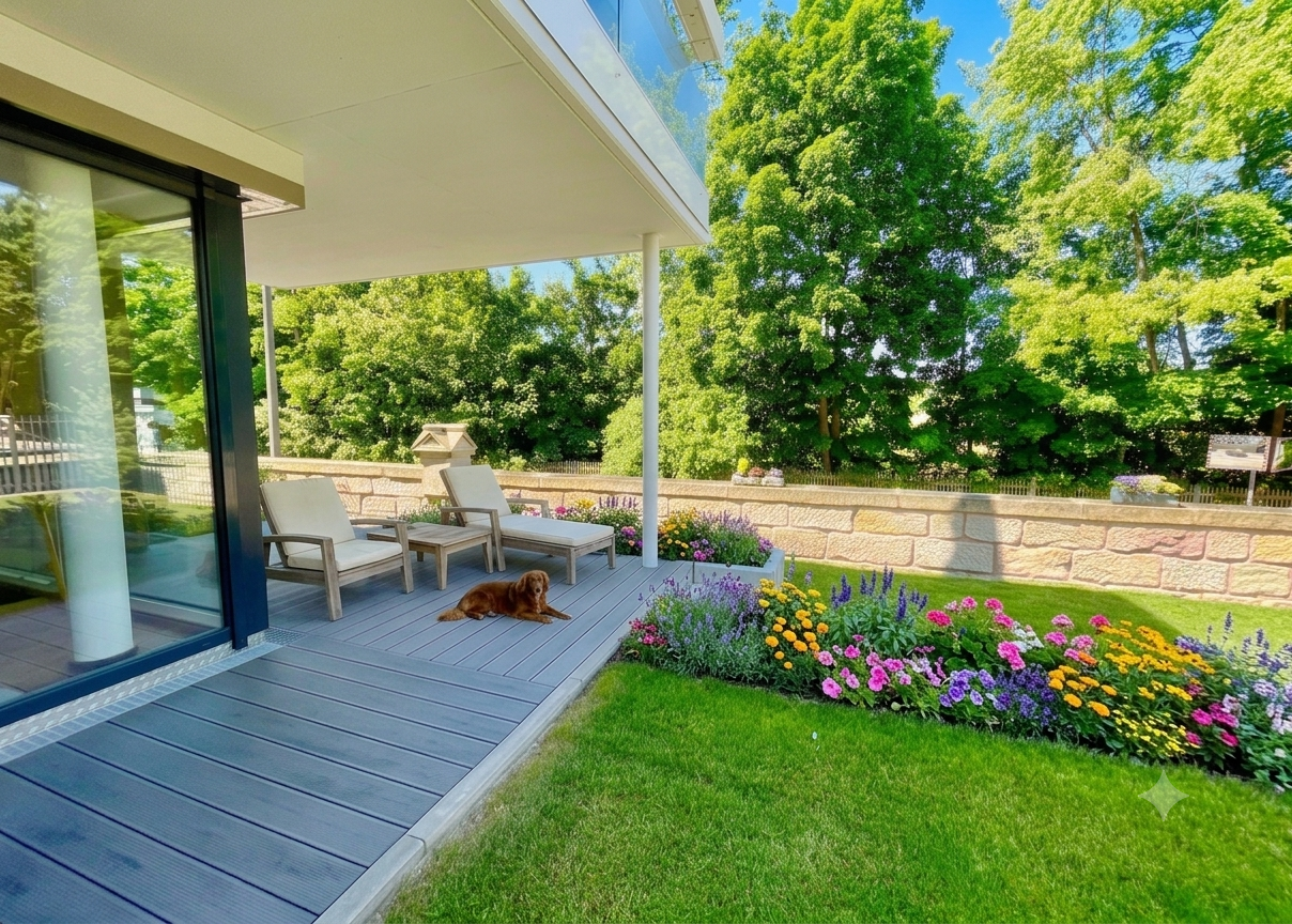 Gartenwohnung am Wiesengrund der Rednitz, 90763 Fürth (Südstadt Weikershof)