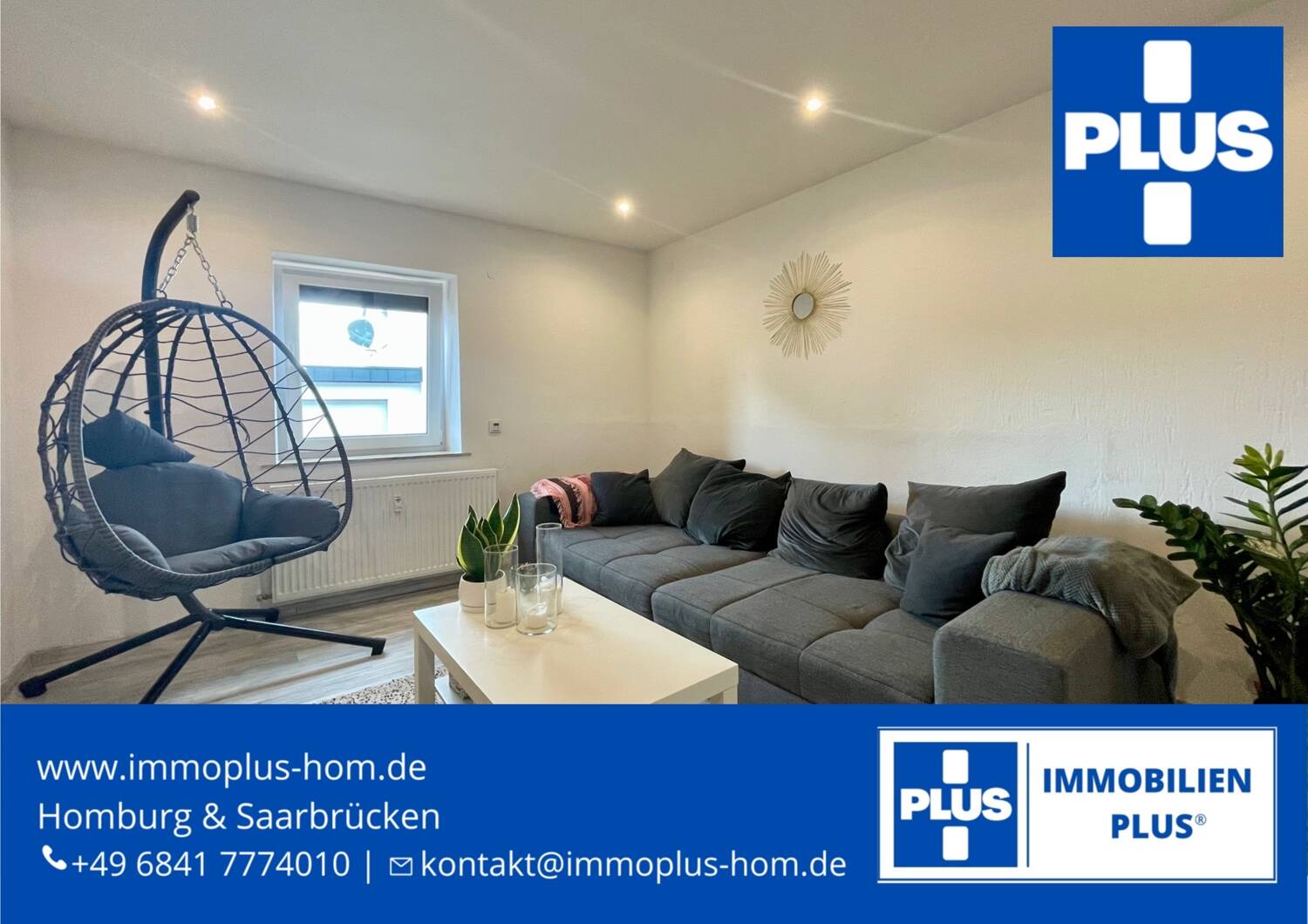HOMBURG-SCHWARZENACKER; GEPFLEGTE 3 ZKB WOHNUNG MIT EBK, 66424 Homburg