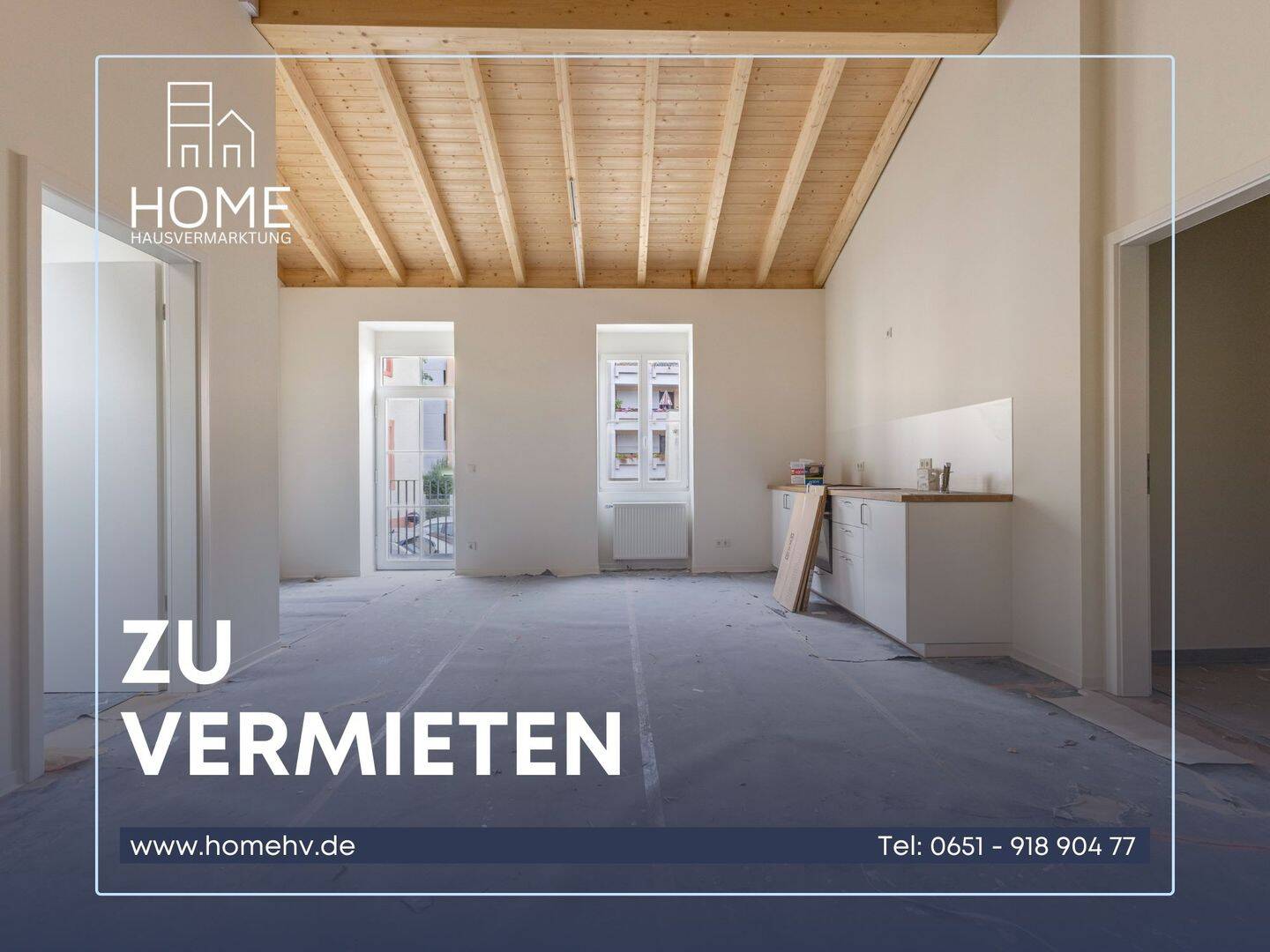 Trier-City: 3 frisch sanierte 2 ZKB-Wohnung mit Einbauküche in zentraler Lage, 54290 Trier (Innenstadt Trier-Süd)