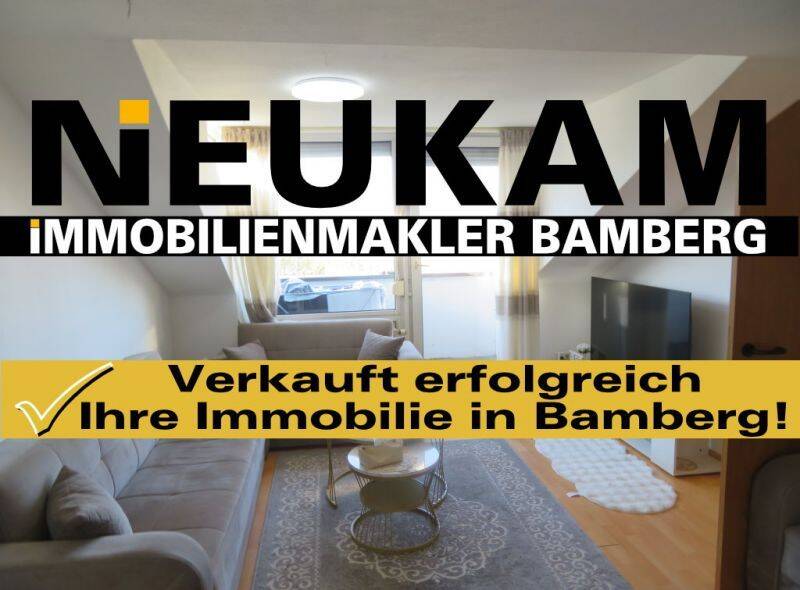 BAMBERG-WUNDERBURG:8.640,-EURO MIETEp.a- 2-ZIMMER-DACHGESCHOSS-WOHNUNG+BALKON FÜR 159.000,-EURO, 96050 Bamberg (Bamberg)