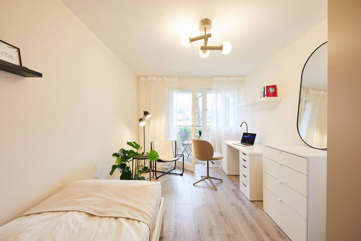 Mehrere hochwertige WG-Zimmer in frisch sanierter Wohnung – Erstbezug, 81477 München (Thalk. Obersendl.-Forsten-Fürstenr.-Solln)