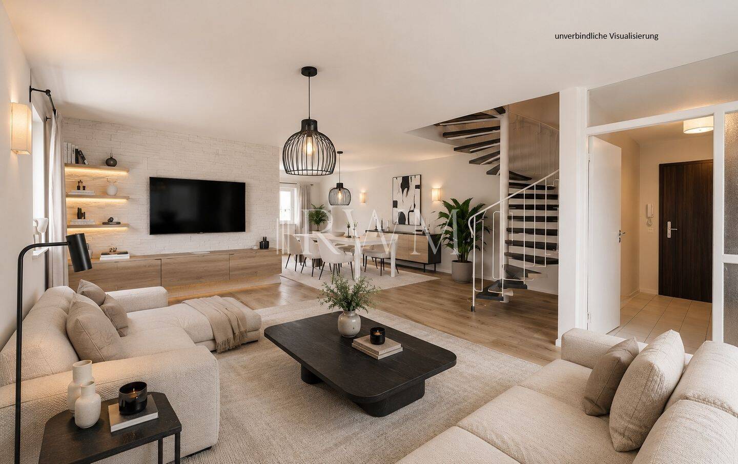 4,5-Zimmer-Maisonette mit Galerie, Balkon und 2 Stellplätzen in zentraler Lage von Hildrizhausen, 71157 Hildrizhausen