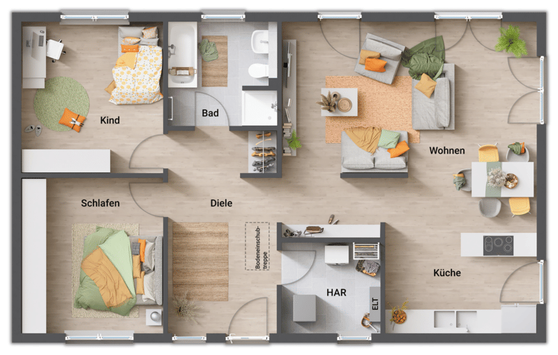 Bungalow mit Kathedraldecke., 33611 Bielefeld (Schildesche)