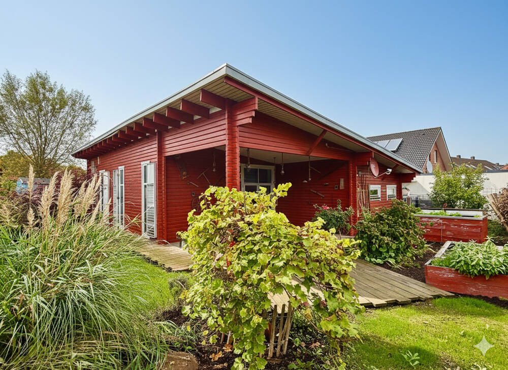 !!! RESERVIERT !!! Behagliches PANBO-Holzhaus, geschaffen für Individualisten, 49191 Belm
