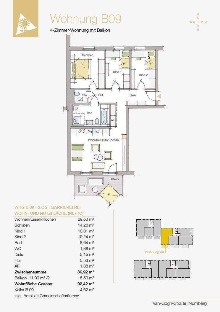 Noch in diesem Jahr einziehen – Musterwohnung, 90455 Nürnberg