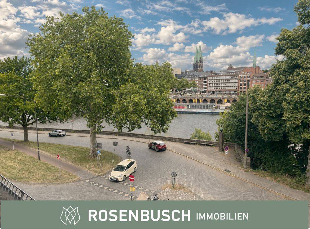 Mehrfamilienhaus, mit Blick auf die Weser und den Dom, 28199 Bremen (Alte Neustadt Hohentor Neuenland Neustadt)