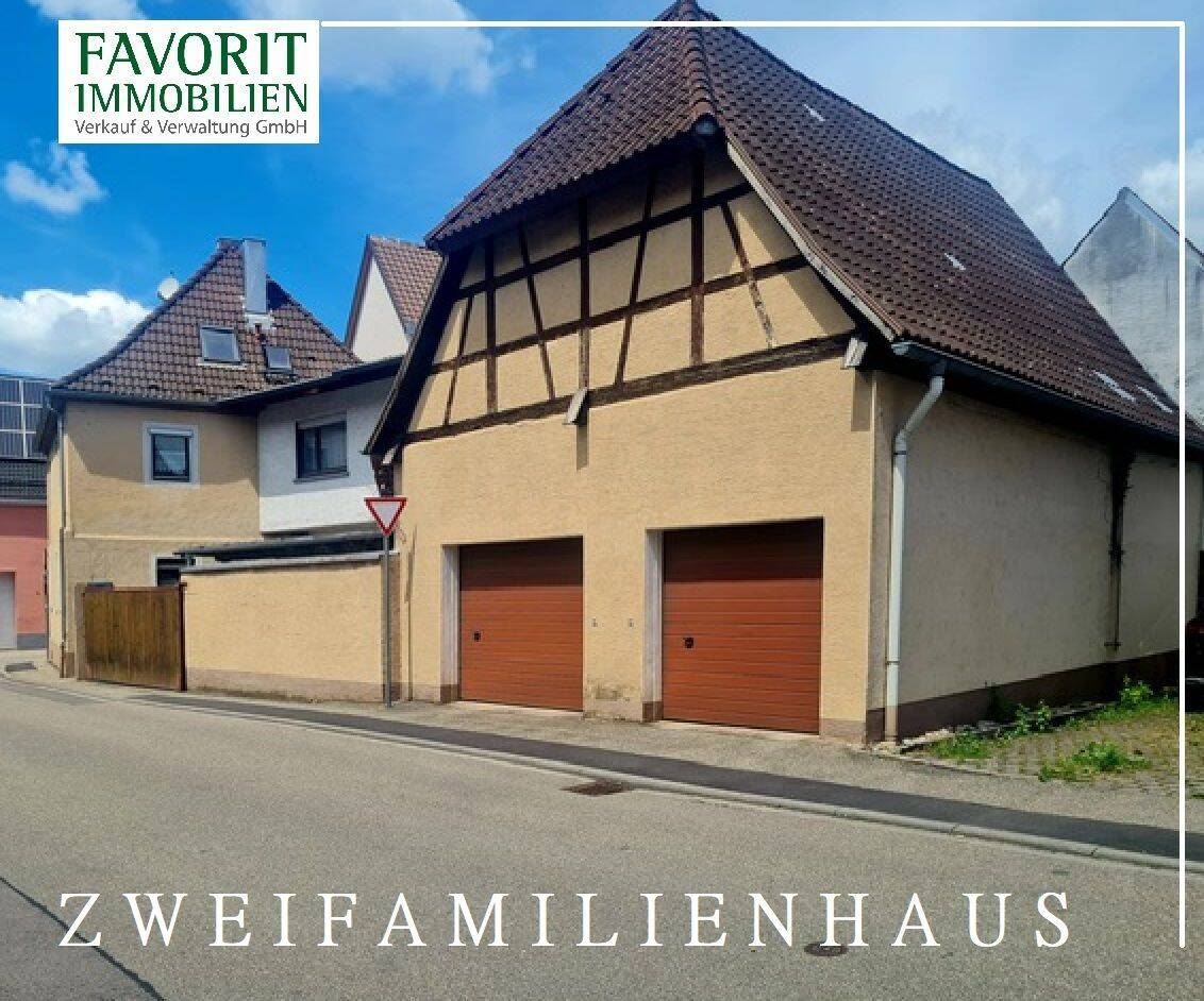 Zweifamilienhaus mit Doppelgarage & Ausbaumöglichkeit, 76456 Kuppenheim