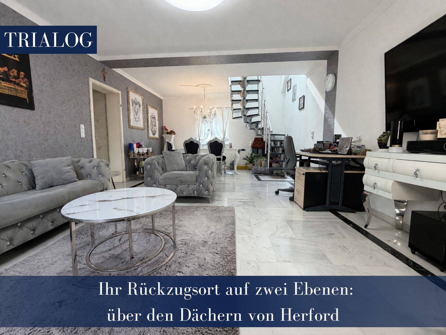 Ihr Rückzugsort auf zwei Ebenen: Über den Dächern von Herford, 32052 Herford