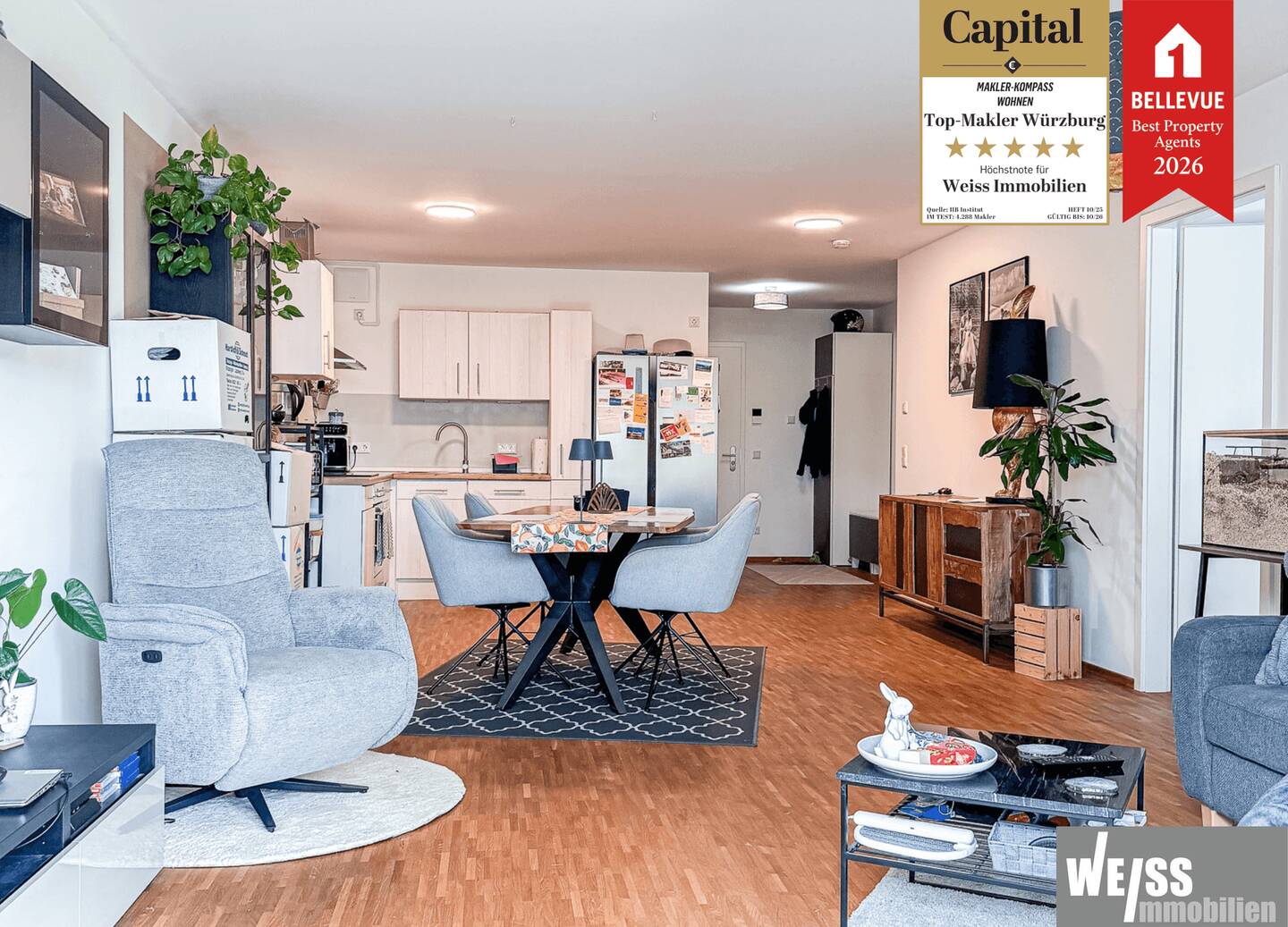 Moderne 2-Zimmer-Erdgeschosswohnung mit Terrasse, Garten und hochwertiger Ausstattung, 97230 Estenfeld