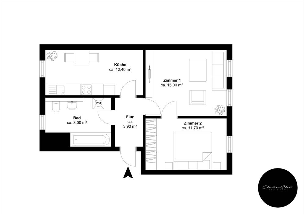 wunderschöne 2 Raum Wohnung ***top*** in Holzhausen, ab sofort, 4288 Leipzig (Holzhausen Liebertwolkwitz)