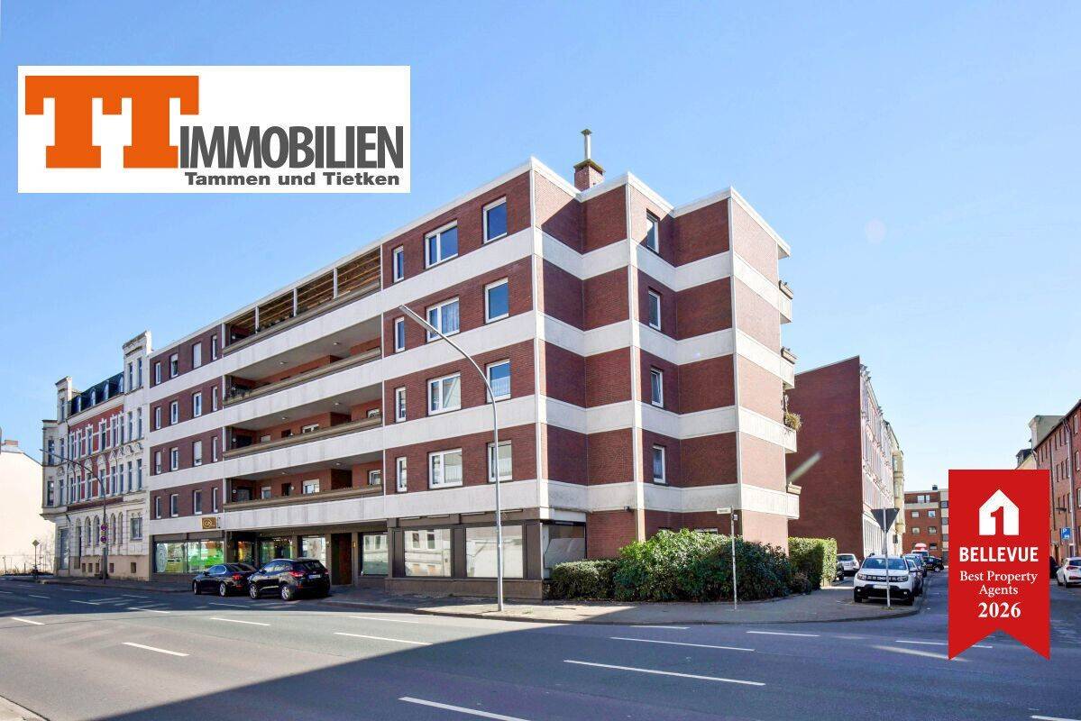 Wohnen mit Weitblick – Mitten im Herzen der Stadt!, 26382 Wilhelmshaven (Bant Heppens Innenhafen Innenstadt Siebethsburg)