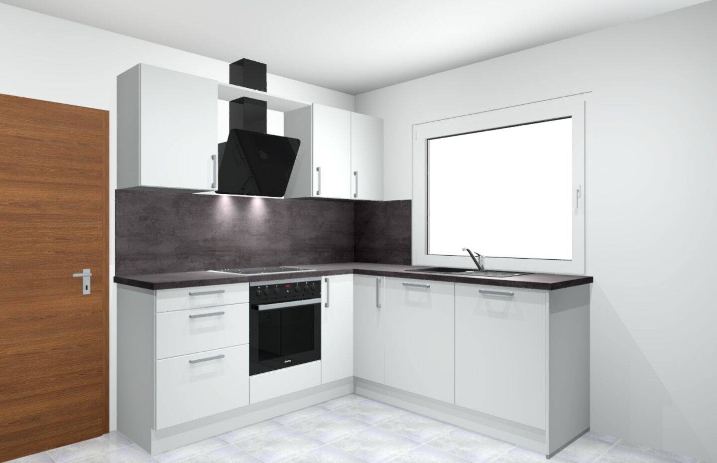 Schön geschnitte Wohnung 3 ZKB, 92 m² mit neuer Küche,mit Balkon, Wiese, 2 Stellplätzen, 54657 Badem