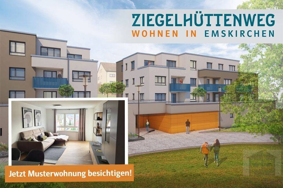 NEUBAU 2,5-Zimmer-Wohnung in Emskirchen!, 91448 Emskirchen