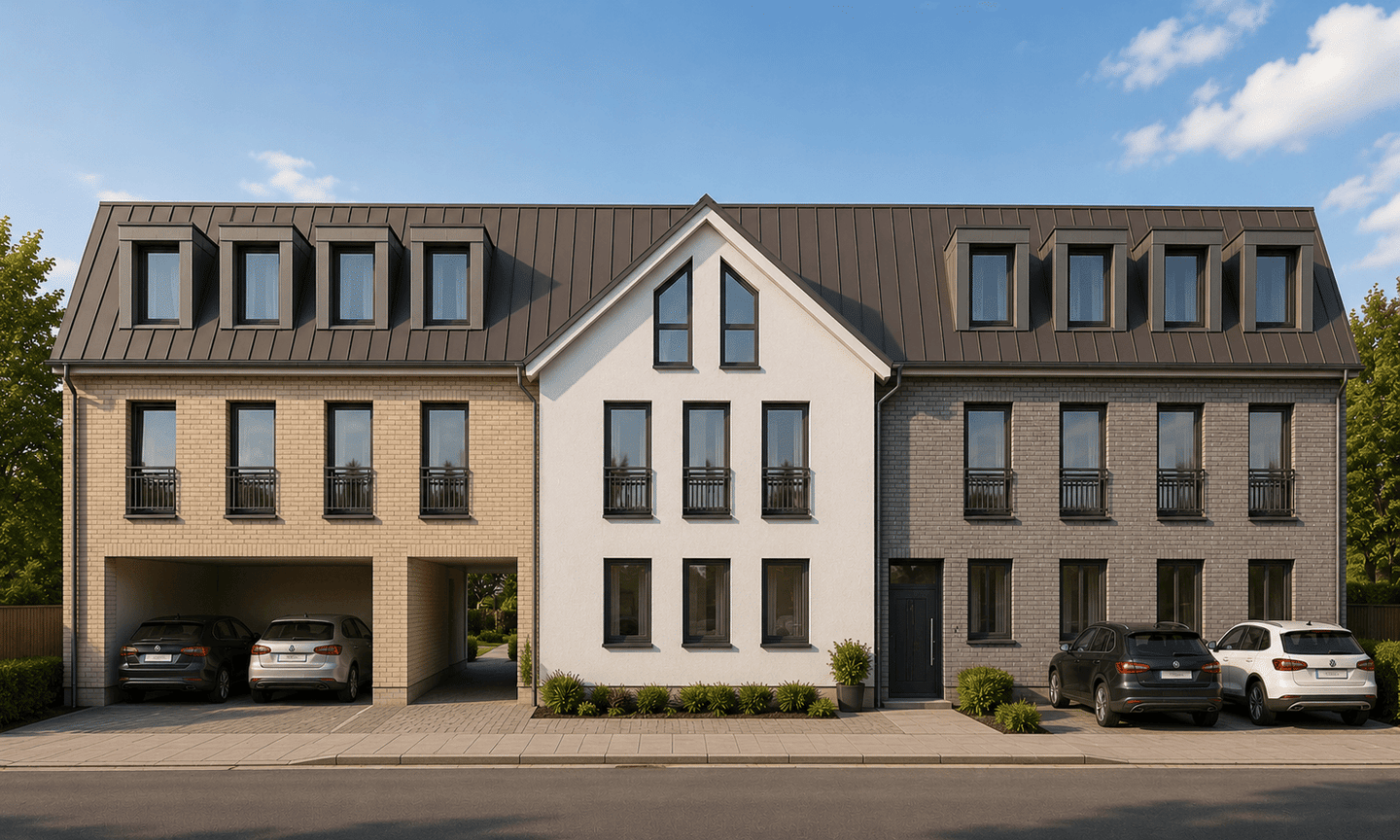 Zündorfer Höfe – Neubau – 3-Zimmer Maisonette Wohnung mit Stellplatz und Balkon 100m vom Rhein/Groov, 51143 Köln (Porz Langel Zündorf)
