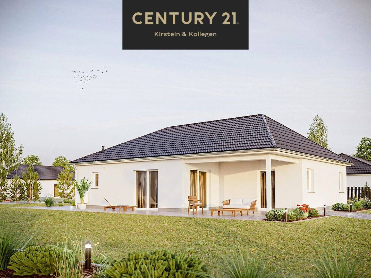Wohnen auf einer Ebene: Bungalow mit überdachter Terrasse – Baugrundstück in Gera, Tinz!, 7546 Gera