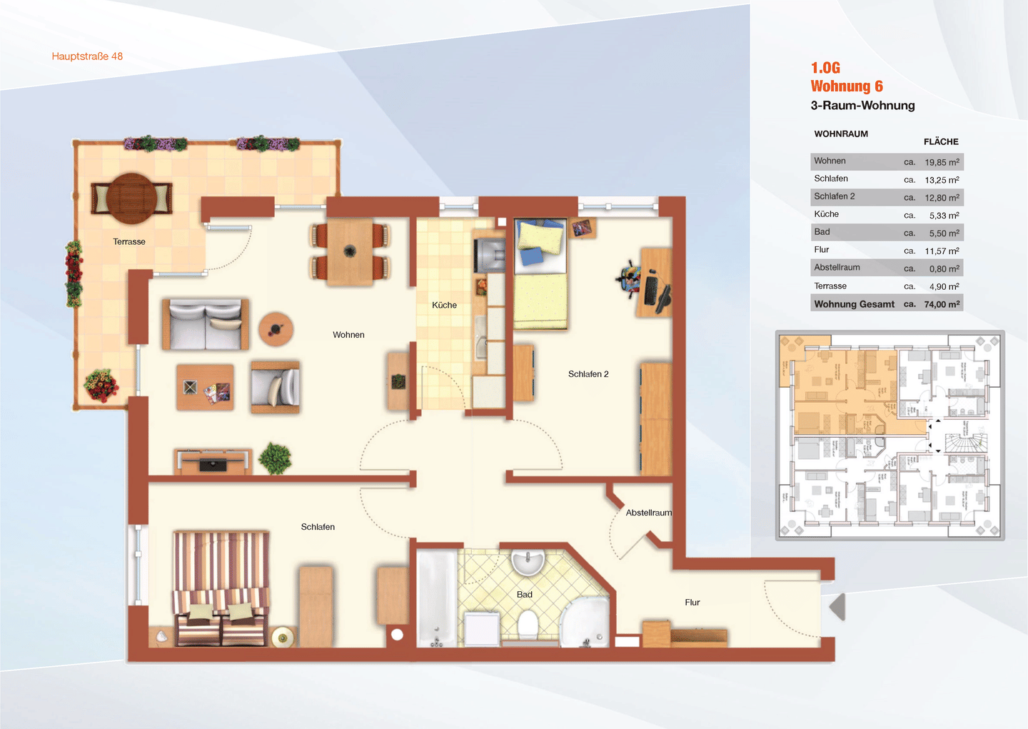 Erstbezug im Neubau! Moderne Smart-Home 3-Raum-Wohnung mit Balkon & Gegensprechanlage in Heidenau, 1809 Heidenau