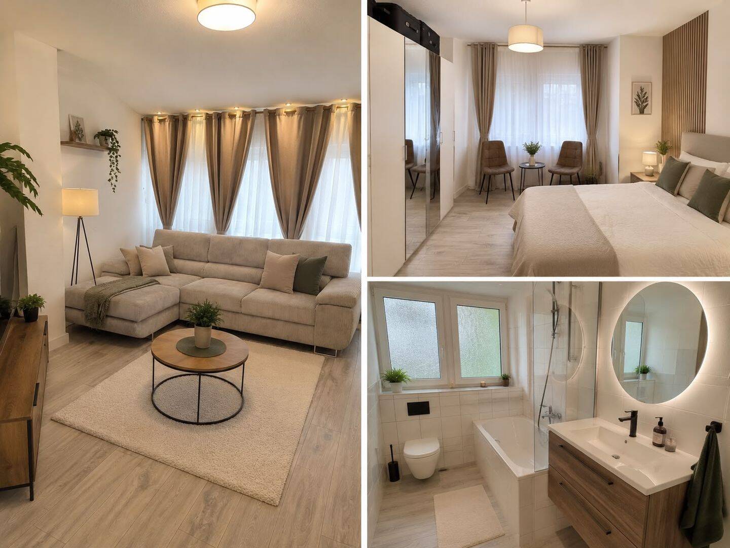 In 5 Minuten von Konigswinter BanhofTeilmöbliert 3 Zimmer Wohnung nit Wohnküche, 53639 Königswinter
