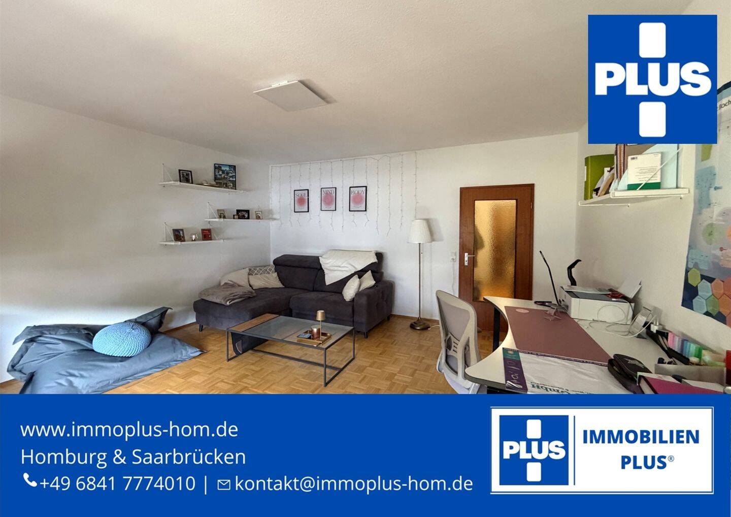 HOMBURG-STADTMITTE; GROSSZÜGIGE 2 ZKB WOHNUNG MIT BALKON UND EBK, 66424 Homburg