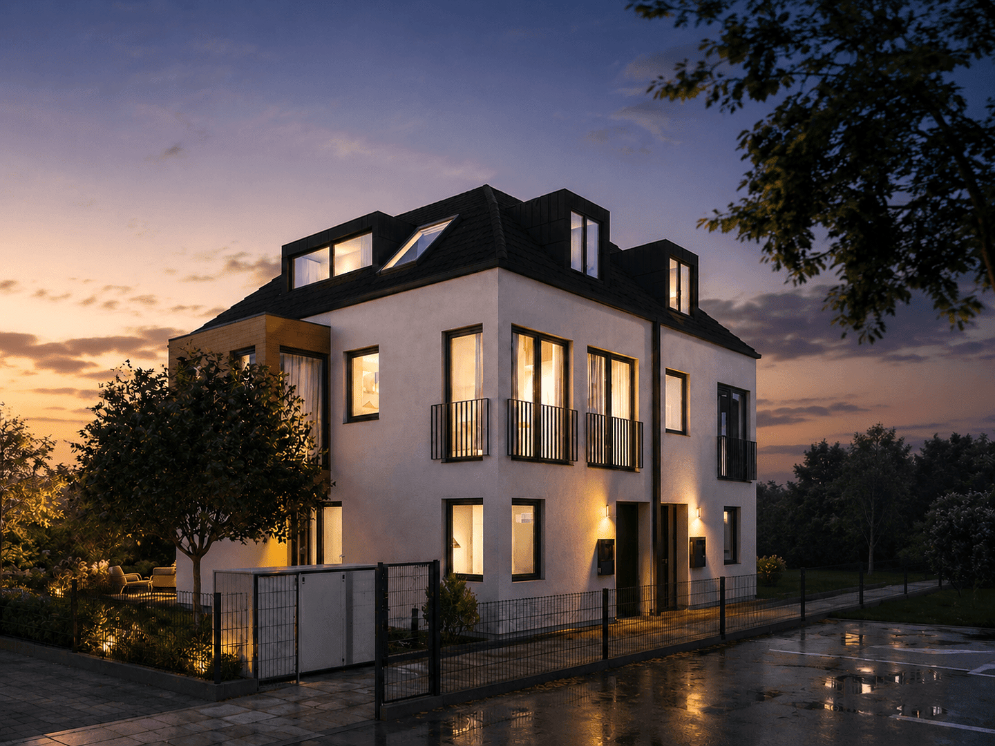 ***Familientraum in Allach – Exklusive Neubau-Doppelhaushälfte in KfW-55-Standard***, 80999 München (Allach-Untermenzing)