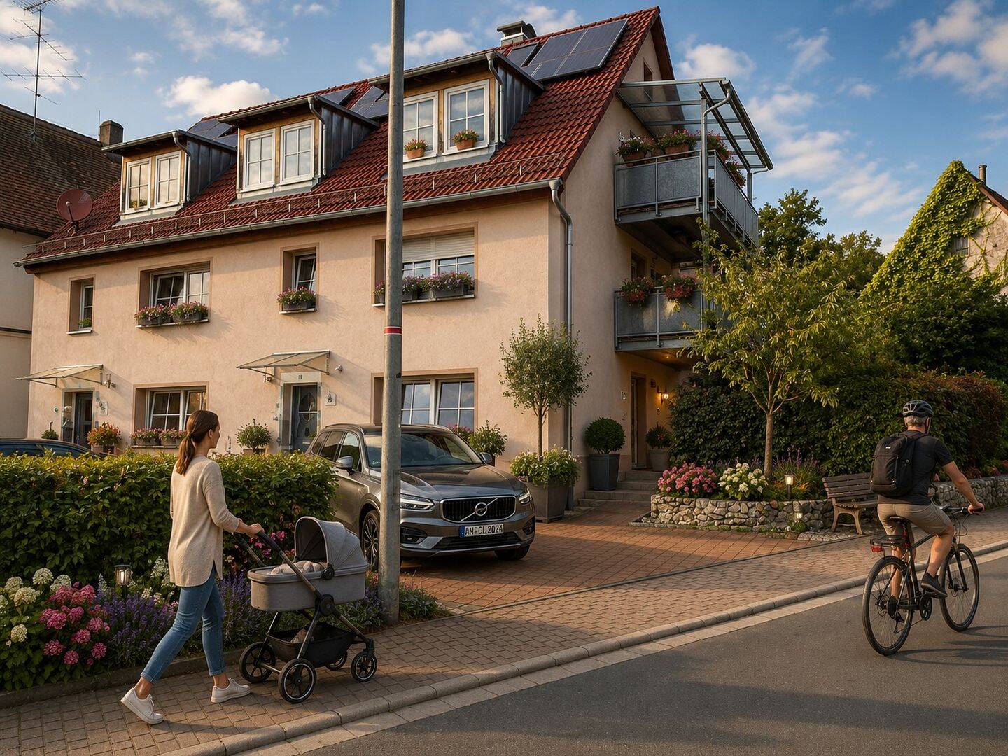 Moderne 3-Zimmer-Erdgeschosswohnung mit großer Sonnenterrasse und hochwertiger Ausstattung, 90599 Dietenhofen