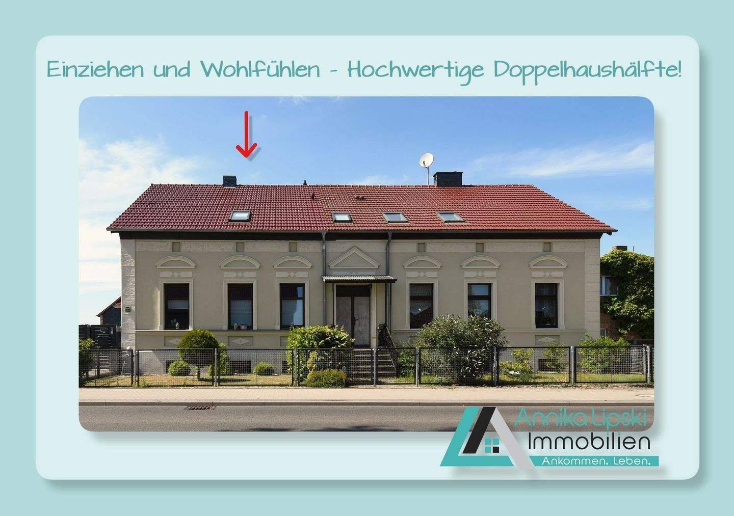 Uckermark – Einziehen und Wohlfühlen – Hochwertige Doppelhaushälfte mit Charme!, 17268 Templin