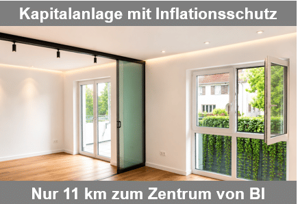 Bei BIELEFELD: Neubau-ETW. als KAP-Anlage mit hoher AfA plus KfW-296-Förderung., 33602 Bielefeld (Innenstadt)