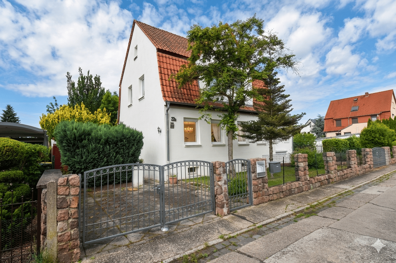 Einfamilienhaus mit großem Grundstück, Nebengelass und vielfältigen Nutzungsmöglichkeiten, 6112 Halle (Saale)