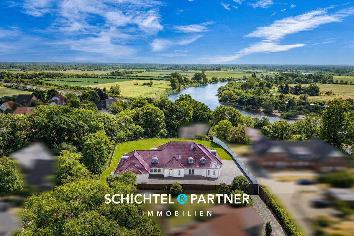 Baden | Exklusive Luxusvilla am Weserhang mit Wellness-Landschaft, 28832 Achim