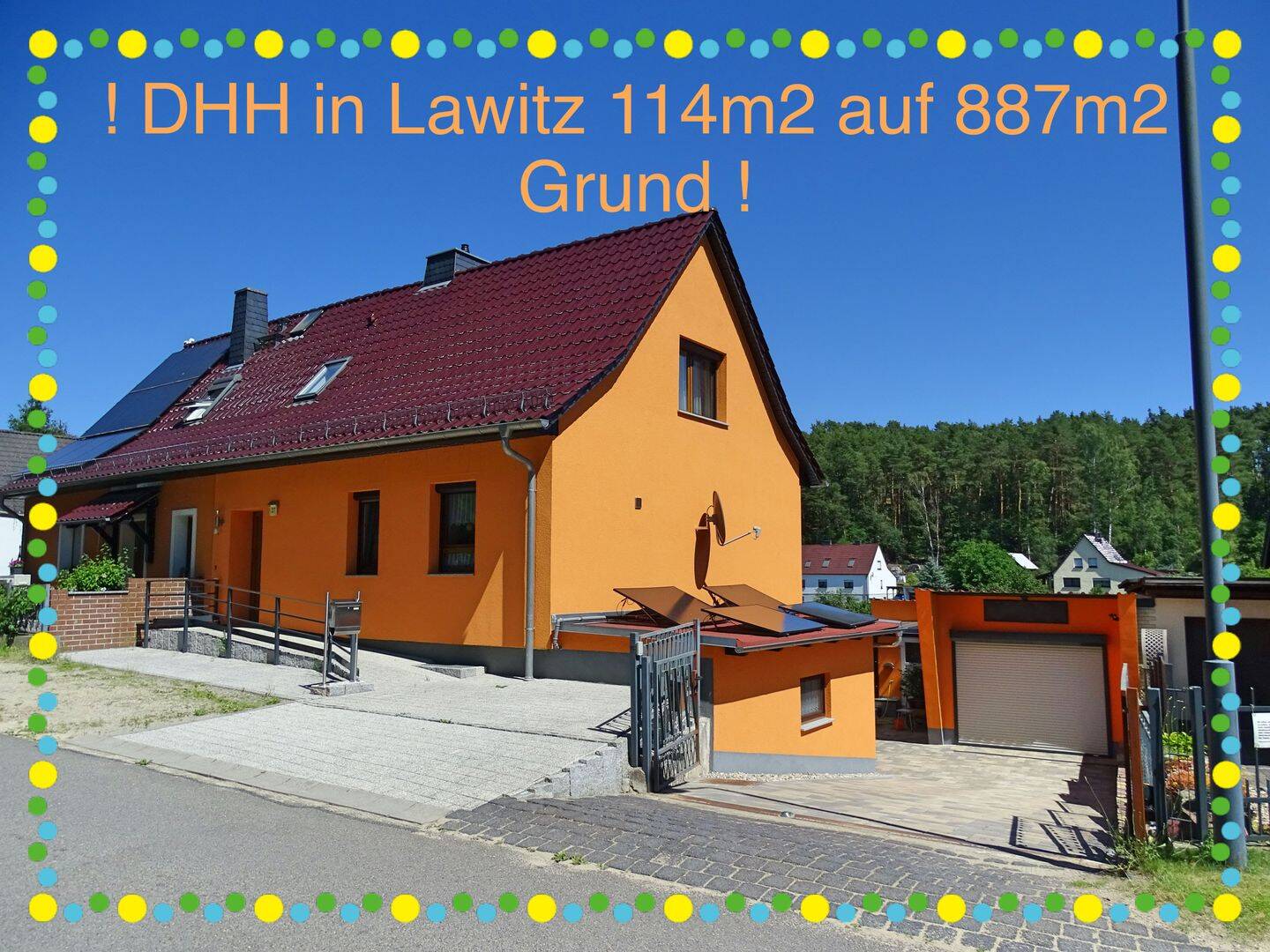 ! EFH/DHH in Lawitz 113m2Wfl. auf 887m2 Grund !, 15898 Lawitz