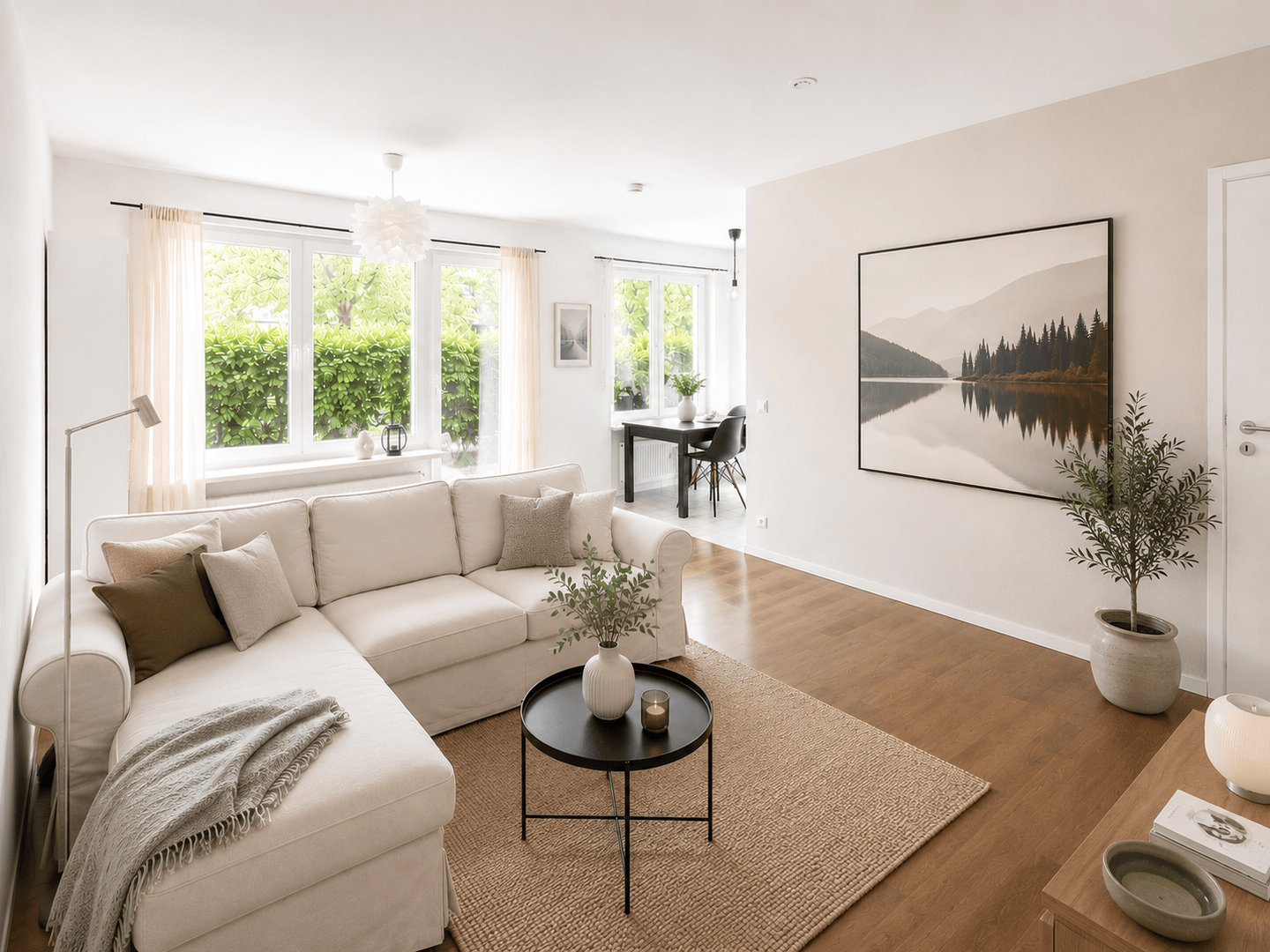 UNIKAT: 2-Zimmer mit Garten in Schwabing-Freimann & TG-Stellplatz, 80939 München (Milbertshofen-Am Hart Schwabing-Freimann)