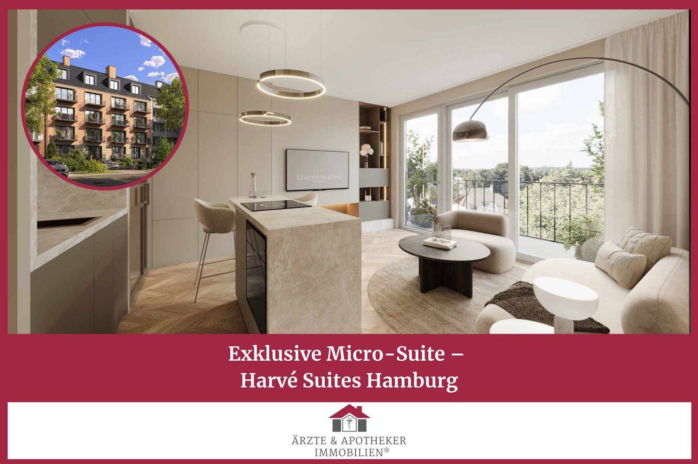 Exklusive Micro-Suite – Harvé Suites Hamburg, 20144 Hamburg (Eimsbüttel Harvestehude Hoheluft-Ost Rotherbaum)