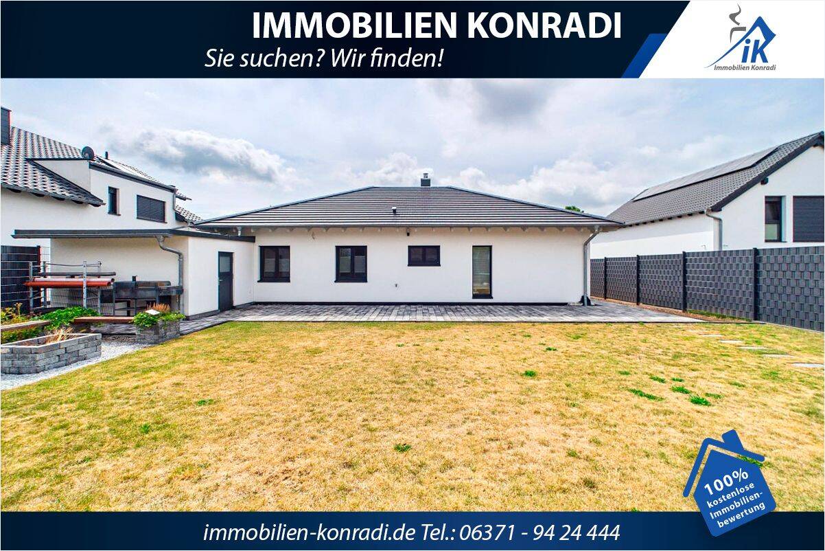 IK | Hütschenhausen: schönes, modernes Bungalow in ruhiger Lage mit Garten, 66882 Hütschenhausen