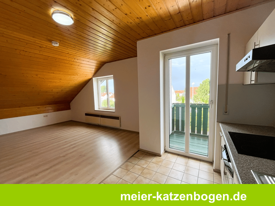 1-Zimmerwohnung mit Küche und Balkon in Gerolfing, 85049 Ingolstadt