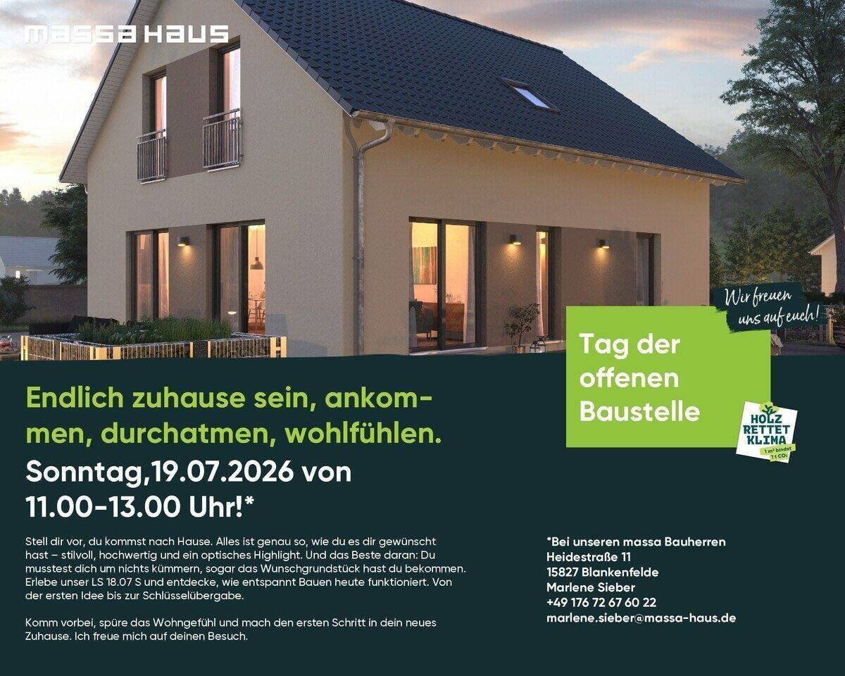 SCHAU!TAG DER OFFENEN BAUSTELLE IN DER HEIDESTRASSE 11 IN BLANKENFELDE AM 19.7. von 11.13 UHR!KOMMT VORBEI UND STAUNT!, 15831 Blankenfelde-Mahlow