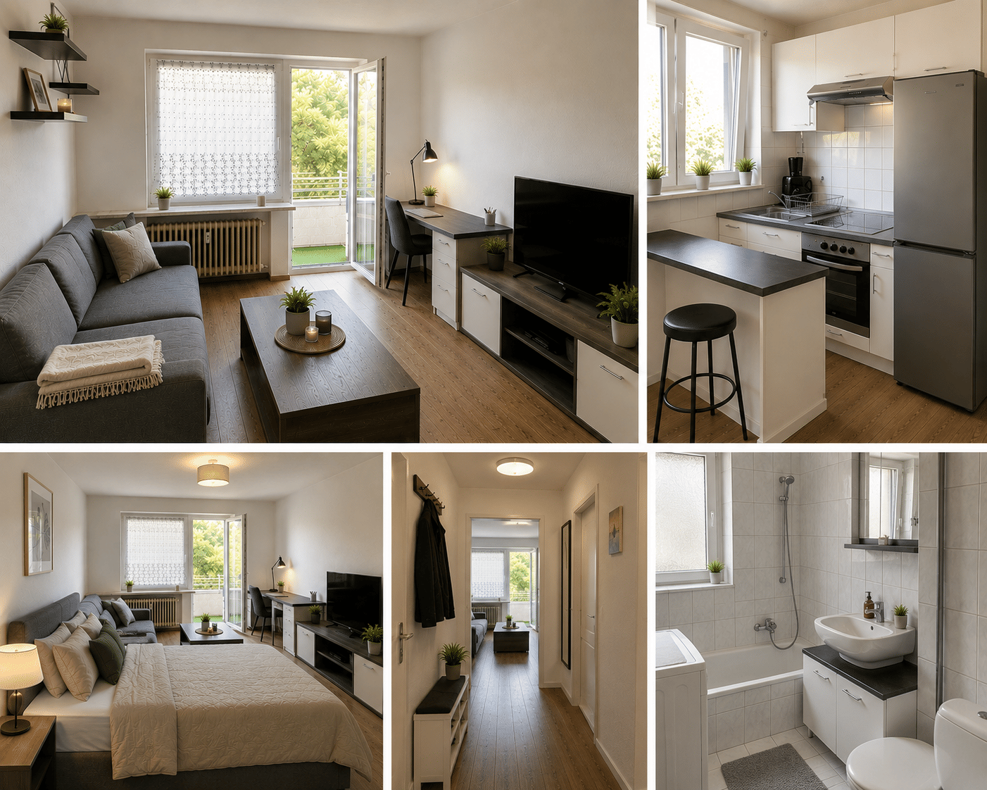 Ultramoderne, luxuriös ausgestattete Wohnung mit Elektrogeräten u, 81673 München (Berg am Laim)