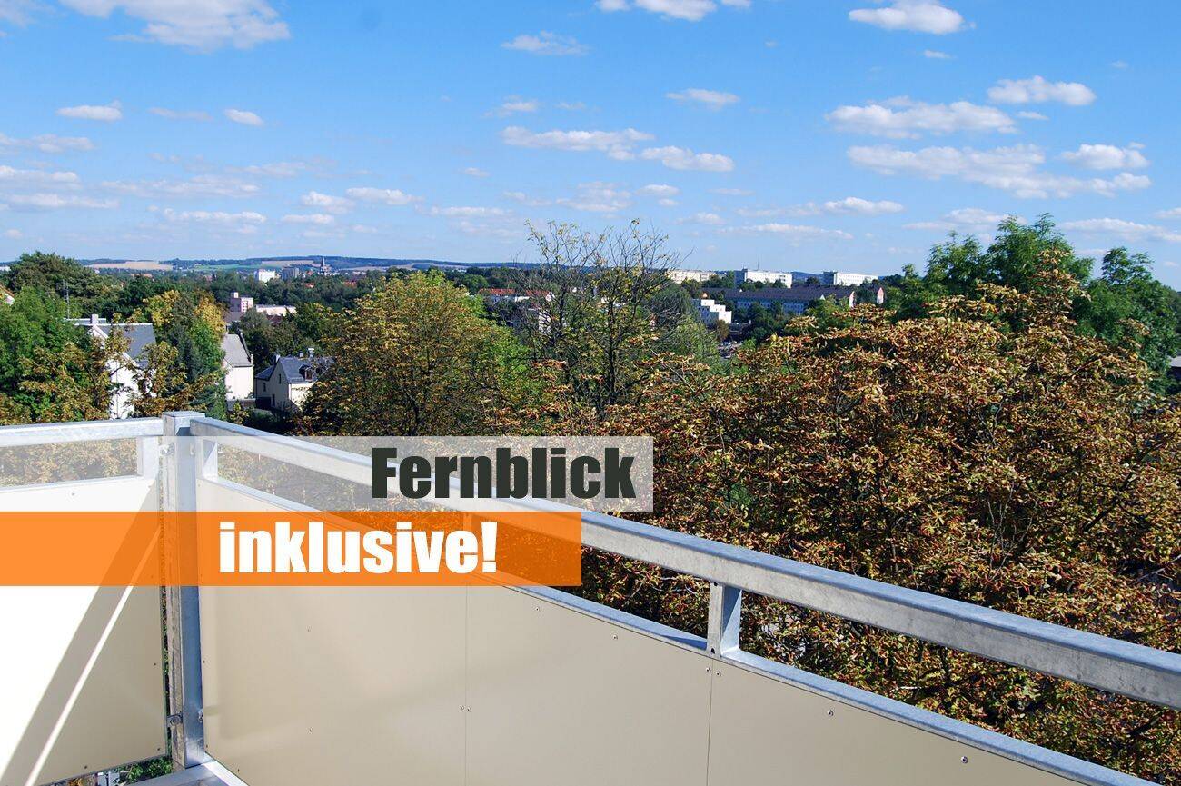 die Stadt zum Greifen nahe – helle 3 Zimmer mit großem Südbalkon, Tageslichtbad und Einbauküche, 9112 Chemnitz (Altendorf Kaßberg Zentrum)
