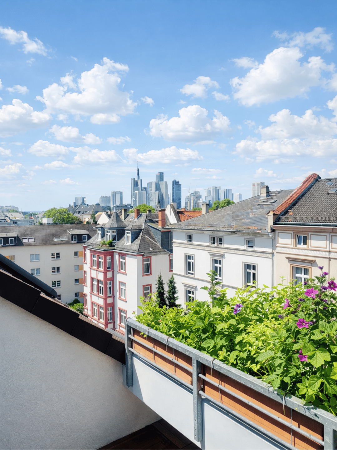 Lichtdurchflutete Maisonette mit Skyline-Blick & Dachterrasse in Frankfurt Nordend-Ost, 60316 Frankfurt am Main (Nordend-Ost Nordend-West Ostend)